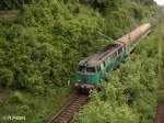 SU45 202 verlsst Frankfurt/Oder mit ein Poznan Express.