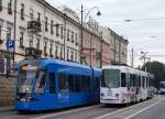 STRASSENBAHNBETRIEBE IN POLEN  Strassenbahn KRAKAU  Auf dem Strassenbahnnetz sind auch Gebrauchtwagen aus Wien, Düsseldorf und Nürnberg zu sehen.