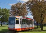 STRASSENBAHNBETRIEBE IN POLEN
Strassenbahn LODZ
Auf dem Strassenbahnnetz sind auch Gebrauchtwagen aus Bielefeld, Ludwigshafen und Mannheim im Einsatz. Am 20. August 2014 konnte der Dwag M6S 316 ex Ludwigshafen mit der  historischen Lackierung fotografiert werden.  
Foto: Walter Ruetsch