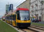 STRASSENBAHNBETRIEBE IN POLEN  Strassenbahn WARSCHAU  Niederflurgelenkwagen Nr.