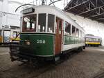 Carro Eletrico No 315 von Carris Baujahr 1929/1930 im Trammuseum in Porto am 15.05.2019.