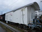 (270'788) - GFM-G�terwagen - Nr. 671 - am 9. Januar 2025 in Broc, Cailler