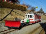 (132'394) - AOMC-Triebwagen - Nr. 512 - am 22. Januar 2011 im Bahnhof Troistorrents