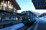 (283'700) - CEG-Triebwagen - Nr. 116 - am 3. Januar 2026 im Bahnhof Gstaad