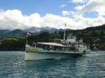 (141'396) - Dampfschiff Bl�mlisalp am 26.
