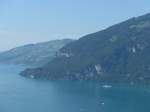 (164'288) - Das Dampfschiff Bl�mlisalp auf dem Thunersee am 30.