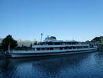 (238'641) - Motorschiff Bubenberg am 31. Juli 2022 an der Schiffl�ndte Thun