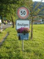 (134'634) - Ortsbeginn von Reutigen + H�chstgeschwindigkeit am 2.