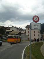 (140'321) - Ortsbeginn von Villa im Bedretto am 1.
