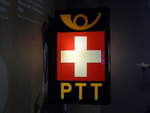 (186'549) - Altes Post-Schild am 19.
