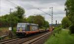 Hectorrail´s 241.004  R2D2  mit KLV-Zug in Richtung Norden am 10.05.13 in Unkel