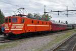 Am 12 September 2015 steht TGOJ 408 mit ein Schweizerischer Sonderzug ins Eisenbahnmusrum von Gävle.