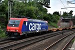 482 040-3 fuhr mit einen leeren containerzug durch hh-harburg,13.08.16