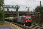 SBB Cargo 482 017 mit Kesselwagenzug  am 01.09.2019 in Hamburg-Harburg