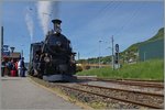 Die BFD HG 3/4 3 bei der Blonay Chamby Museumsbahn in Chaulin.