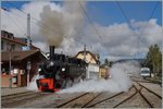 Die G 2x 2/2 105 bei der Blonay Chamby Museumsbahn in Blonay.