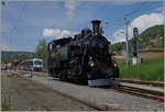 Die BFD HG 3/4 3 bei der Blonay Chamby Museumsbahn in Blonay.