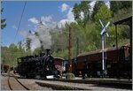 Die BFD HG 3/4 3 bei der Blonay Chamby Museumsbahn in Chaulin.