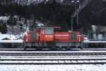 Am 31 Dezember 2018 steht BLS 936 135 in Kandersteg.