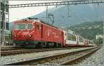 MGB HGe 4/4 mit dem Glacier Express in Brig.