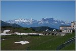 Die Gipfelstation Rochers de Naye.