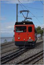 Die Hem 2/2 N° 12 in Glion bei der Fahrzeugparade 125 Jahre Rochers de Naye.