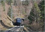 Der GoldenPass Express GPX von Interlaken Ost nach Montreux ist kurz vor Les Avants schon fast am Ziel seiner schönen Reise.