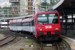 Am 3 Juni 2015 steht SOB 079 in Arth-Goldau mit der S-2 nach Biberbrugg.