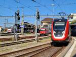 Ein SBB RABe 502  als IR15 nach Luzern in Lausanne.
28. August  2024 