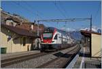 Ein SBB RABe 511 als RE nach Vevey bei St-Saphorin.