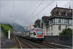 Der SBB RABe 511 119 auf der Fahrt von St-Maurice nach Genève bei Montreux.