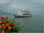 Das CGN Motorschiff  Lausanne  ist auf dem Genfersee unterwegs.