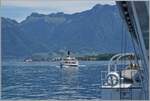 Das Dampfschiff  La Suisse  mit welchem ich eine Rundfahrt geniesse begegnet zwischen Bouveret und St-Gingolph dem Dampfschiff  Vevey .

31. Mai 2025 
