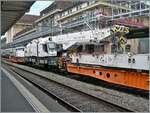 Der dem mächtigen Rhomberg Sersa KRC 1200 Kranwagen (CH RSRM99 85 9219 102-2) etwa aus der Nähe betrachtet. 

24. April 2025