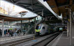 Der Bahnhof Bern -     Im westlichen Bahnhofsbereich wurden 2004 die Bahnsteige verlängert und ein neuer Zugang im Bereich der Schanzenbrücke geschaffen.