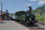 Festival Suisse de la vapeur (Schweizer Dampffestival) 2023 - Immer wieder faszinierend, dass eine 1890 gebaute Lok heute noch funktioniert. Die LEB G 3/3 N° 5 der Blonay - Chamby Bahn wartet in Blonay mit ihrem schmucken Zug auf die Fahrt nach Chaulin.

29. Mai 2023