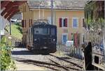 Schwarze Loks in Chamby: Neben der nur angeschnitten gezeigten HG 3/4 links im Bild, ist im Hintergrund die MOB GDe 4/4 6002 abgestellt. 

12. September 2026