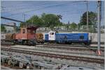In Morges steht die TRAVYS Dieselok Am / Bm (?) 846 601-3 mit der UIC Nummer 92858846 601-3. Da der F�hrerstand besetzt ist, gehe ich davon aus, dass die Lok bei der BAM MBC eingesetzt werden wird; ansonsten habe ich keinerlei Info zu dieser Lok gefunden. 

29. April 2026