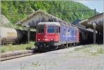 Kurz darauf trifft die SBB Re 6/6 11688  Linthal  (Re 620 088-5  X-Rail ) in Vallorbe ein.