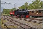 Für eine grössere Gesellschaft führt die Blonay-Chamby Bahn einen Extrazug von Vevey nach Chaulin.