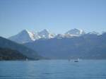 (130'122) - Eiger, M�nch und Jungfrau vom Thunersee aus am 3.