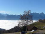 (222'861) - Nebelmeer �ber dem Thunersee am 27.