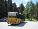 Postauto – Iveco Irisbus Crossway (GR 927 16) an der Endstation Vals, Zervreila am 8.8.24