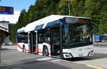 (280'975 - eSolaris am 4. Oktober 2025 beim Bahnhof Wolhusen (280'975 - eSolaris am 4. Oktober 2025 beim Bahnhof Wolhusen