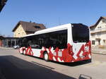 (234'069) - CarPostal Ouest - JU 42'649 - Mercedes (ex CJ Tramelan Nr. 130) am 26. Mrz 2022 beim Bahnhof Les Reussilles