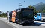 (278'613) - Chur Bus, Chur - Nr. 22/GR 183'722 - Mercedes (ex AAGL Liestal Nr. 76) am 8. August 2025 in Landquart, Fashion Outlet
