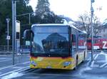 (270'225) - PostAuto Zentralschweiz - Nr. 514/NW 1049/PID 10'589 - Mercedes (ex Hfliger, Sursee Nr. 29) am 25. Dezember 2024 beim Bahnhof Stans