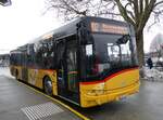 (270'432) - Hfliger, Sursee - Nr. 21/LU 197'101/PID 10'026 - Solaris am 30. Dezember 2024 beim Bahnhof Interlaken West (Einsatz PostAuto)