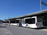 (273'841) - Knecht, Windisch - Nr. 444/AG 248'139 - Mercedes am 11. April 2025 beim Bahnhof Schpfheim