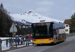 (272'400) - PostAuto Graubnden - GR 177'050/PID 12'108 - Scania am 22. Februar 2025 in Lantsch/Lenz, Biathlon-WM